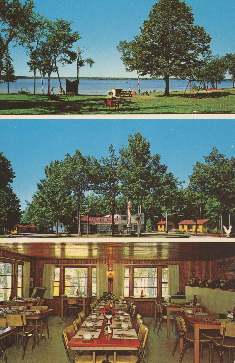 Parker House Motel & Restaurant - Vintage Postcard (newer photo)